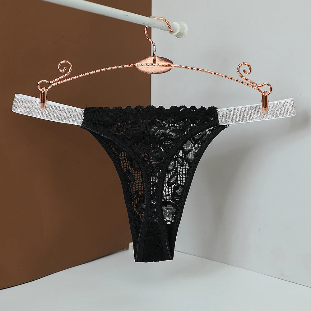 Sexy Female Llingerie  Floral Hollow out Lace Panty for Women Low-Waist Sexy Briefs Intimate Female Underpants Perspective Desig