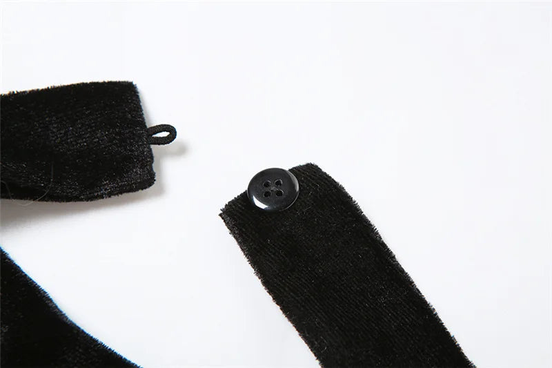 Goth Dark Mesh See Through Gothic Women Sexy Bodysuits Y2k Heart Velvet Sleeveless Halter Tops Grunge Backless Bodycon Bodysuit