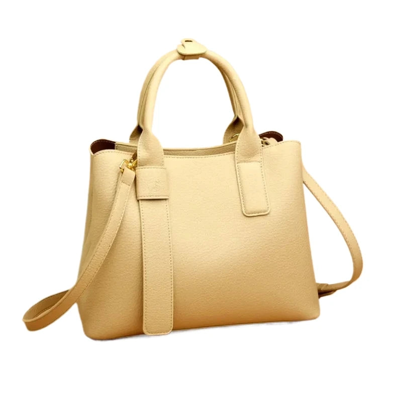 Business Handbags For Women 2022 Luxury Designer Handbag Pure Color Big Capacity Shoulder Crossbody Bags Branded Top-handle Tote