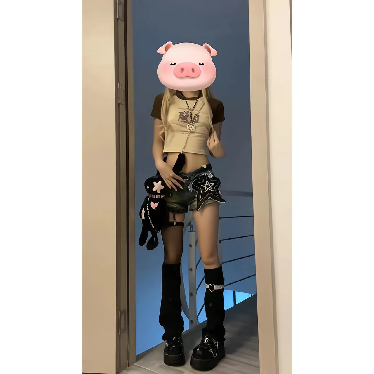 Y2K Star Embroidered Slim Fit Denim orts Women's High Waist Summer New Street Sle Pure Desire Hot Pants Straight Leg Jeans