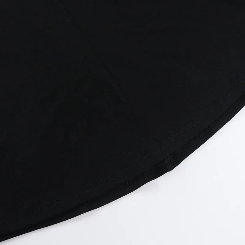 AltGoth Fairycore Grunge Elegant Midi Dress Women Mall Gothic Sexy Lace Patchwork Hollow Out Long Sleeve High Waist Corset Dress