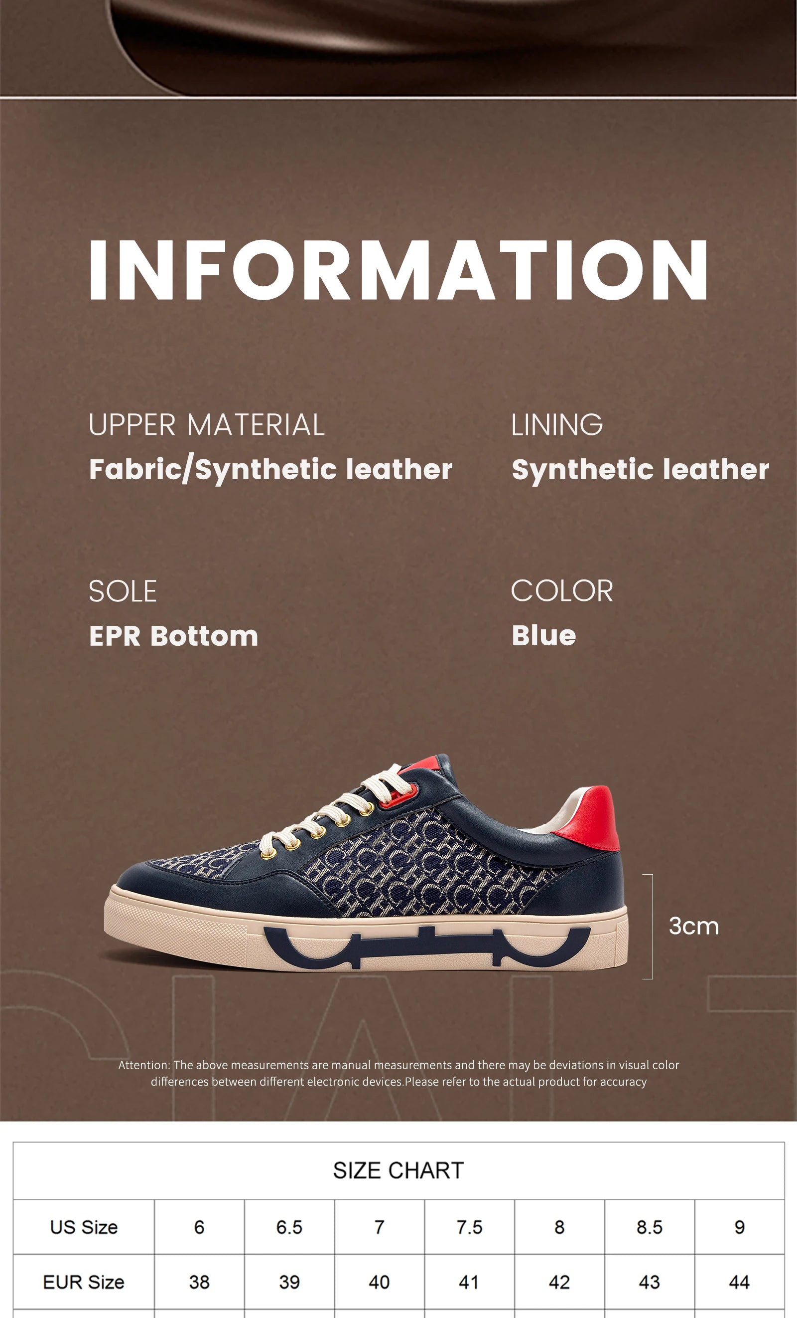 Popular men's casual shoes luxury brand flat lace-up shoes monogrammed breathable comfortable casual shoes