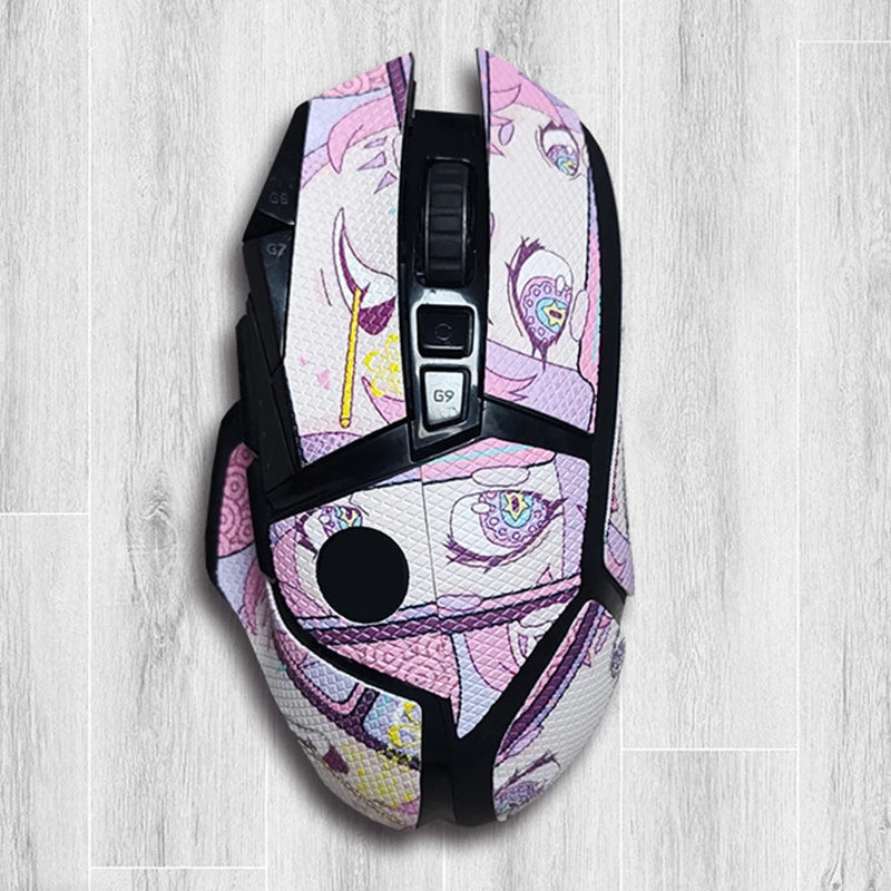 Mouse Grip Tape Skate Sticker Non Slip Suck Sweat Mouse Anti-Slip Sticker For Logitech G502 HERO