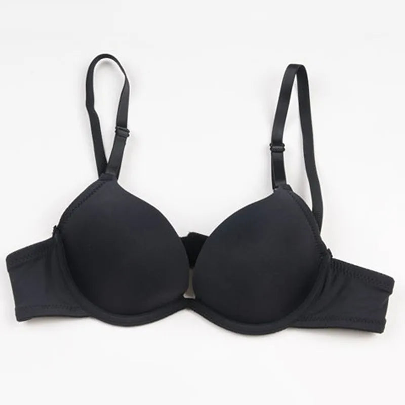 1/2 PCs Small Young Lady Bust Sexy Deep V Cup Bra For Women Push Up Lingerie Seamless Bralette Deep U Plunge Intimates Brassiere
