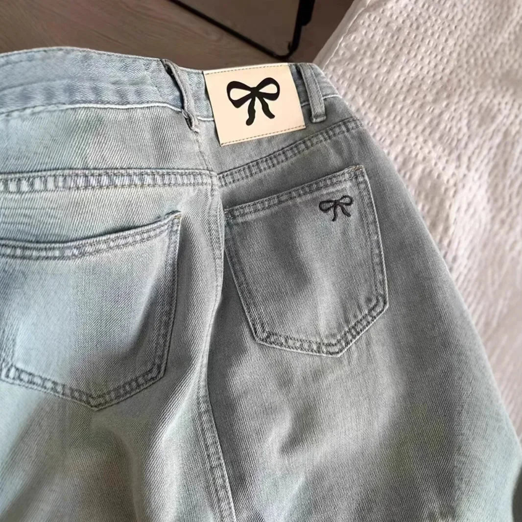 American Style Vintage Denim Skirt Women's Summer 2025 New Plus Size Slimming A- Line Mini Dress Hiding Belly Minimalist Design