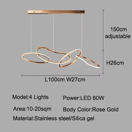 Modern lamp LED lights for room pendant light indoor lighting bedroom dining room table lamp light fixture lamp for living room