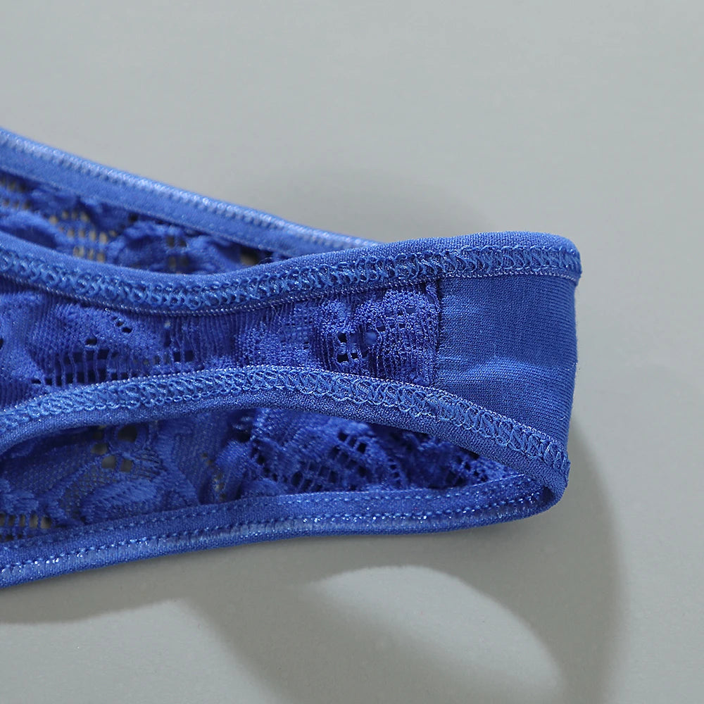 Sexy Female Llingerie  Floral Hollow out Lace Panty for Women Low-Waist Sexy Briefs Intimate Female Underpants Perspective Desig