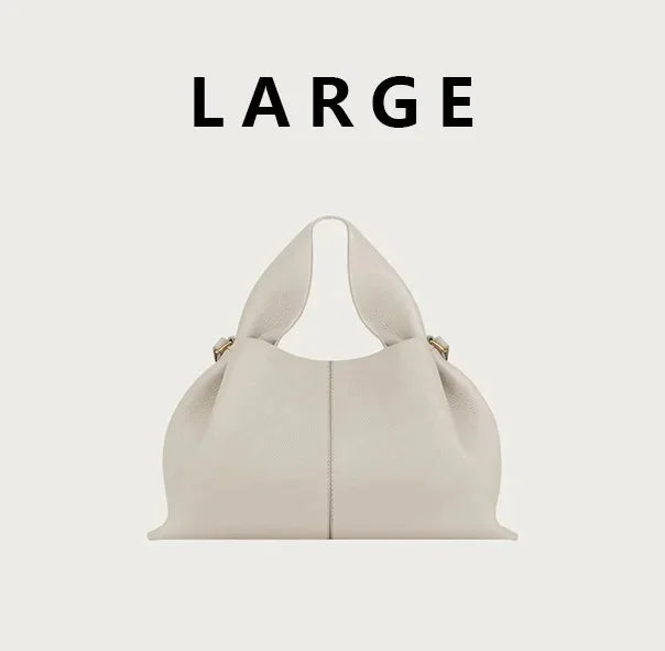 Cloud Dumpling Soft Leather Shoulder Crossbody Bag Unique Design Handbag Popular Fashion Small Niche Design Crossbody Bag