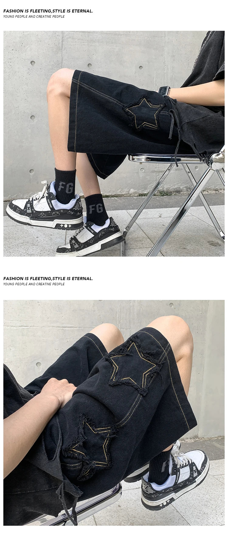 2024 Summer Shorts Men Loose spodenki meskie Vintage Denim Basic SimpleHot Sale High Waist Leisure Ulzzang Streetwear Short