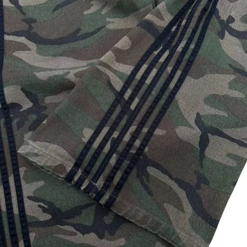 Y2k men baggy jeans Harajuku Fashion new striped wide-leg pants Punk Gothic street lovers casual oversized straight leg pants