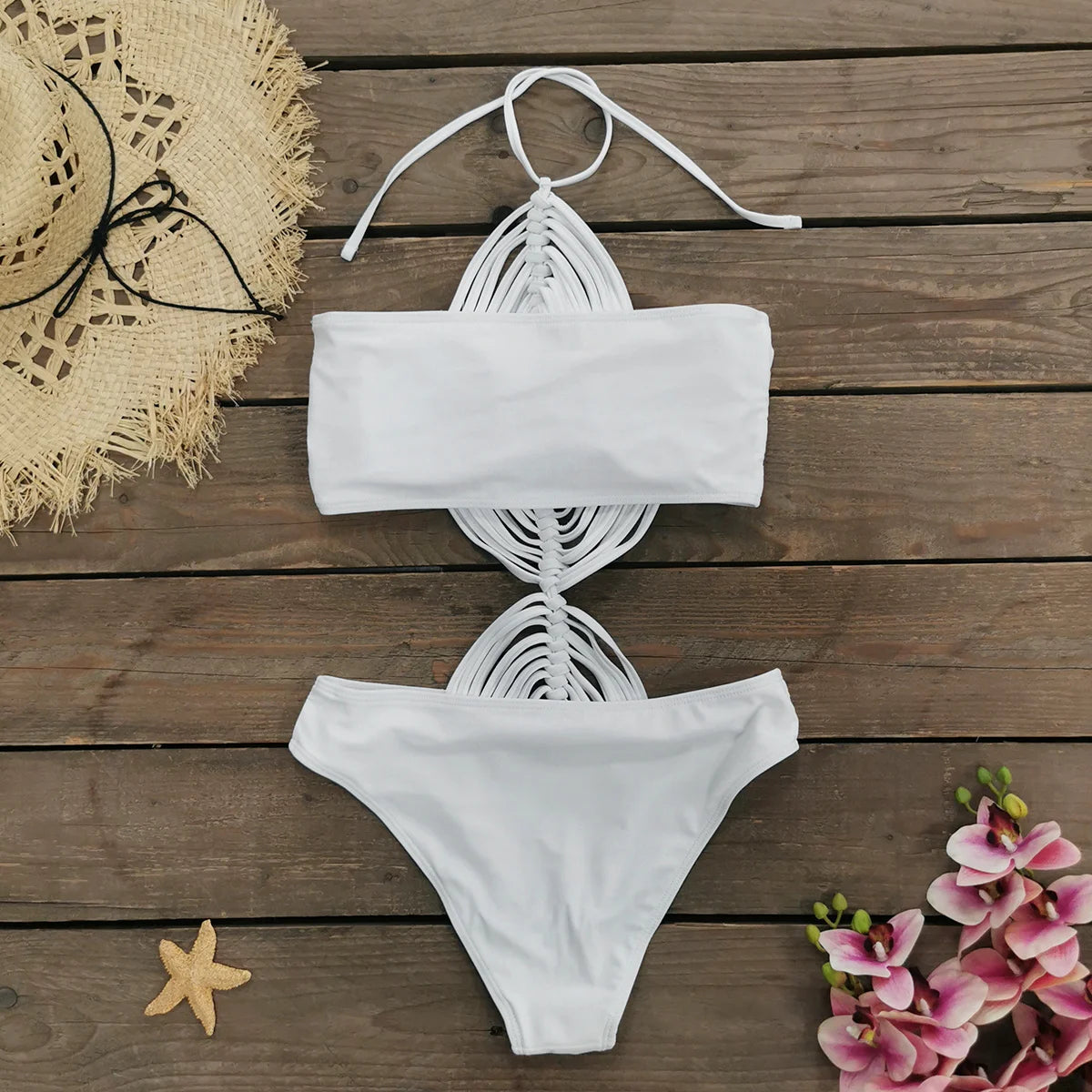 Sexy Braide Women's Swimsuit, Waistless Bodysuit, Lady Swimwear, Bathing Suit, Beach Wear, Female Swimming Suit, 2024