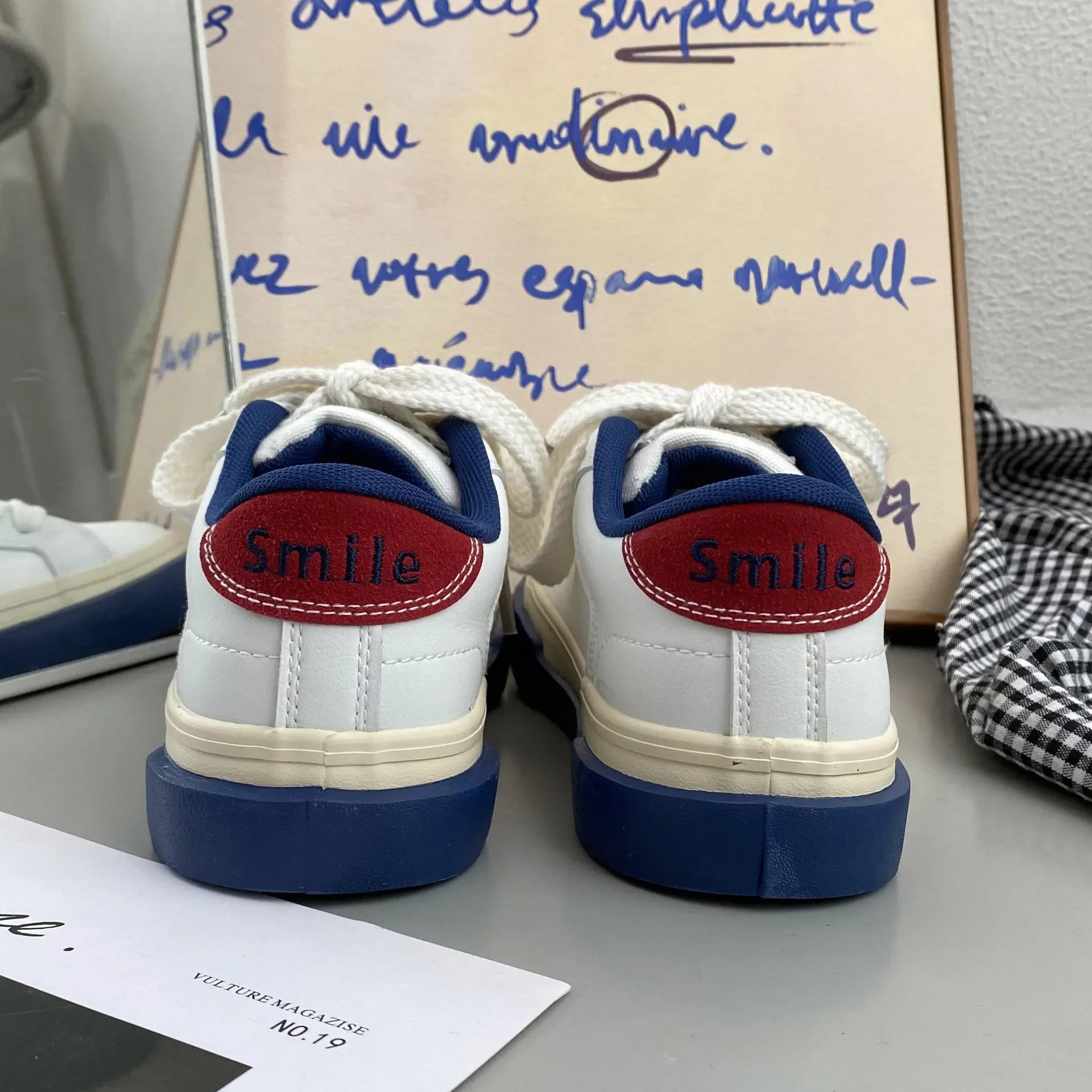 Women Vintage Red Low-top Jogging Canvas Sneakers Casual Letter Embroidery Vulcanized Skateboard Shoes Students Flat Trainers