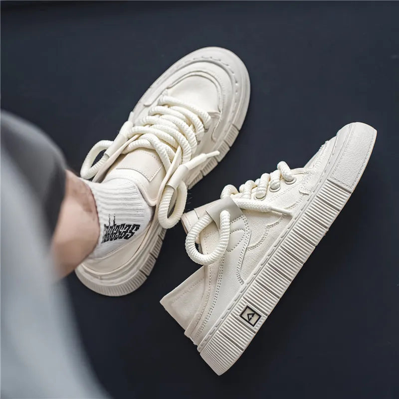 Fashion casual shoes with small white shoes classic board shoes work shoes