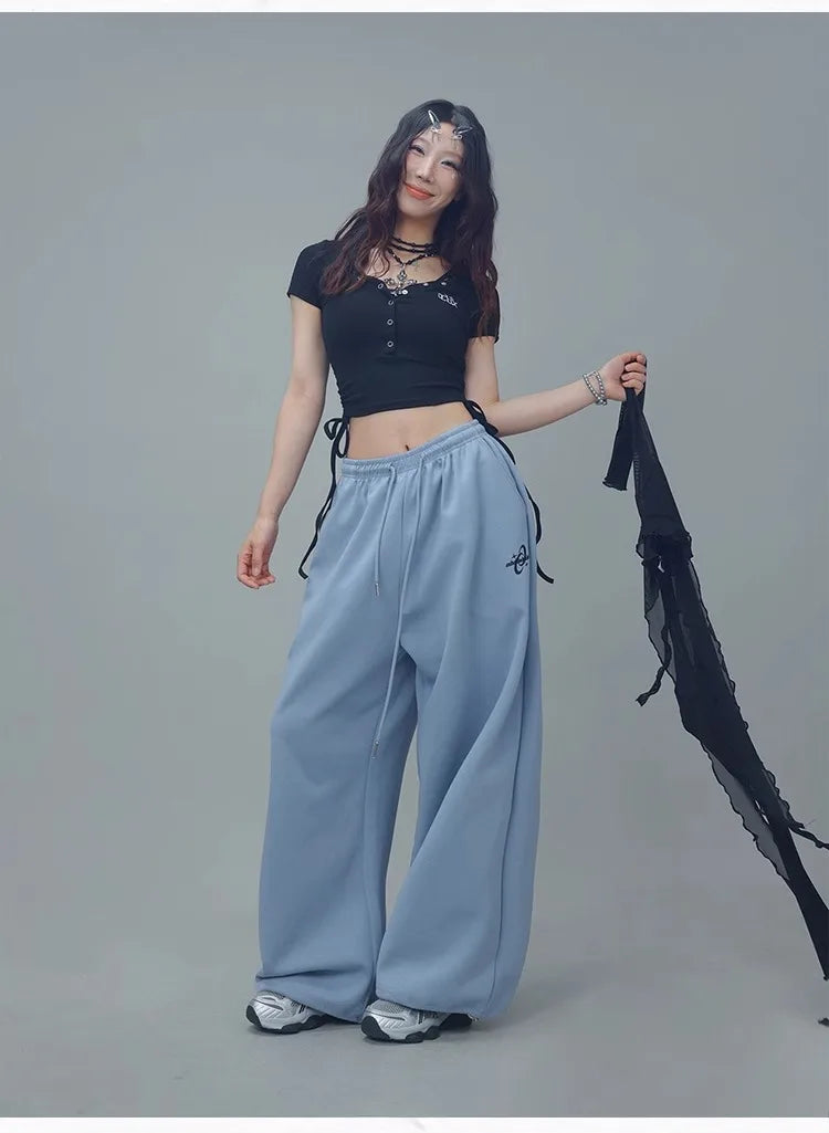 CBXLAB Street Dance Women'sPurple 'King Long Pants' hip-hop streetwear sporty jazz soft and skin-friendly casual pants