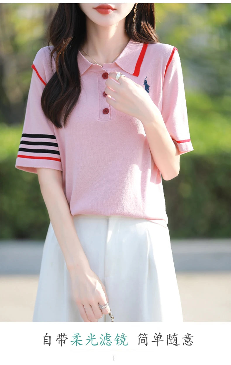 2025 Spring and Summer Women's High end Embroidered Cashmere Hoodie Flip Collar Women's Hoodie New High quality Top