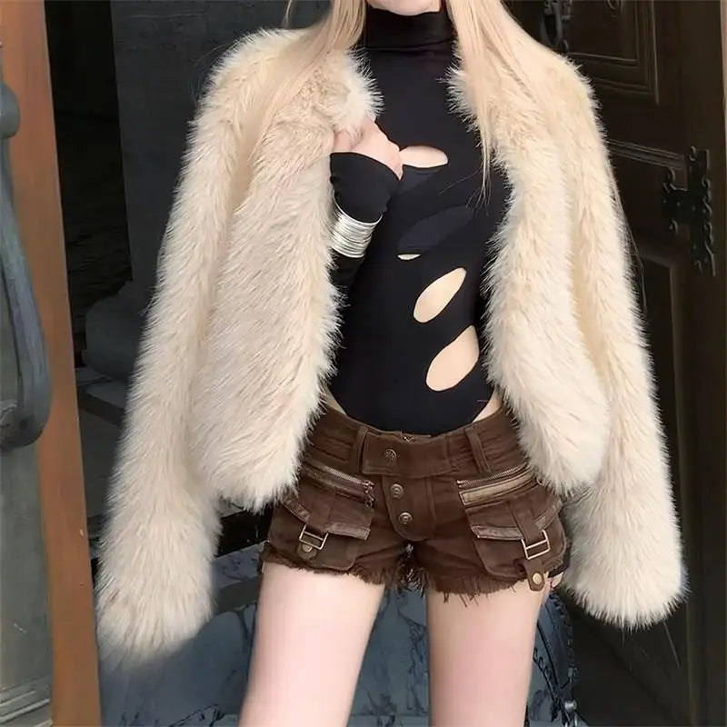 Sexy Dot Hollow Out Bodysuit Y2K Gothic Punk Long Sleeves Skinny High Collar T-shirt Women Autumn Streetwear Slim Bodysuits