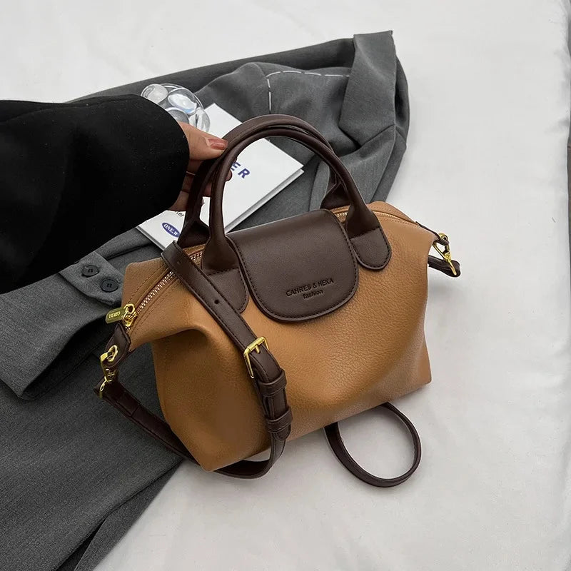 Versatile Fashionable Women's Bucket Handbag Crossbody Bag Simple Design New Hot Sale Of The Season Trendy Small Shoulder Bag Ha
