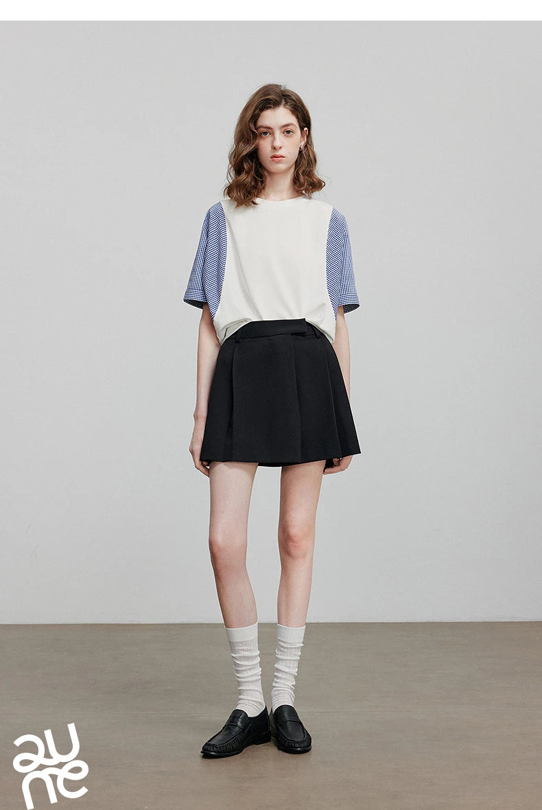 TOYOUTH Women Short Sleeve T shirt 2025 Summer New Casual Tops 8521071