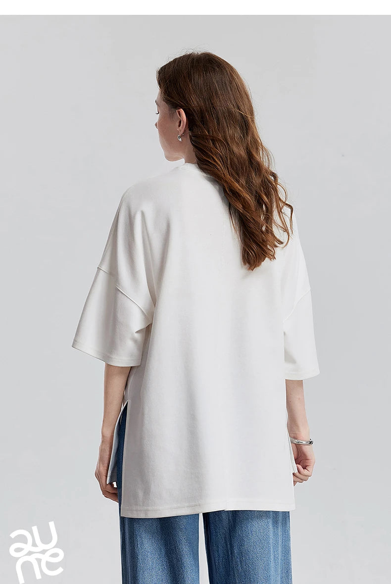 TOYOUTH Women Short Sleeve T shirt 2025 Spring New Tops 8521010