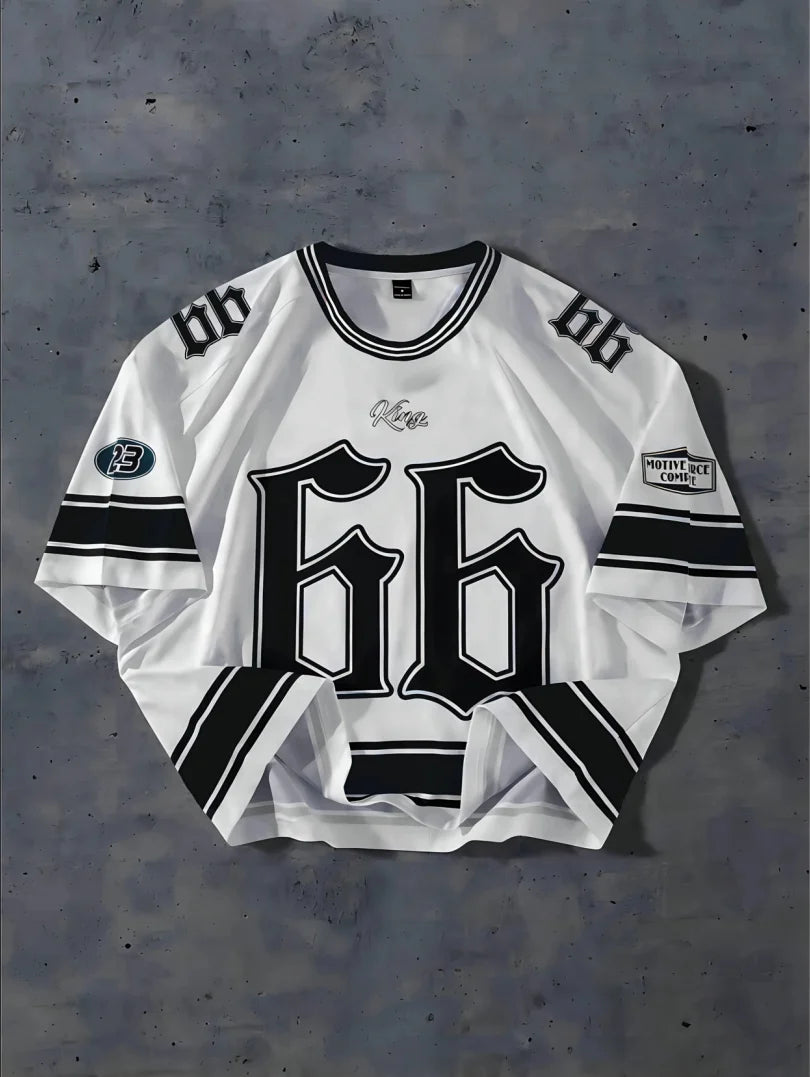 Adult Children Casual Crew Neck T-Shirt King Alphabet Pattern Short-sleeved Tops Summer Daily Outdoor Street Wear Clothing