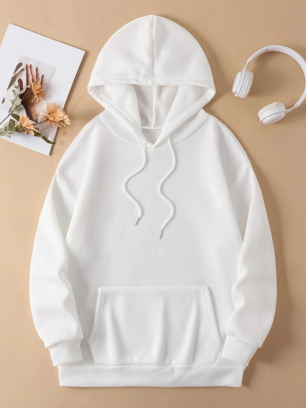 Cozy Coraline Graphic Hoodie for Women - Casual Drawstring Pullover with Kangaroo Pocket Perfect for Fall & Winter