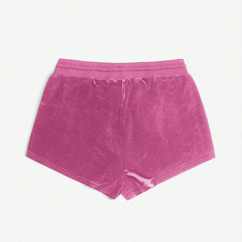 Mia Muse Shorts Spring Summer Korean Fitting Slim Diamonds Drawstring Natural Waist Short Streetwear Shorts For Women