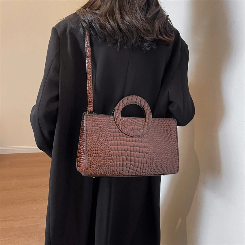 Women Fashion Shoulder Bag Coin Purse Crossbody Messenger Bag PU Leather Zipper Satchel Vintage Large Capacity Handbag