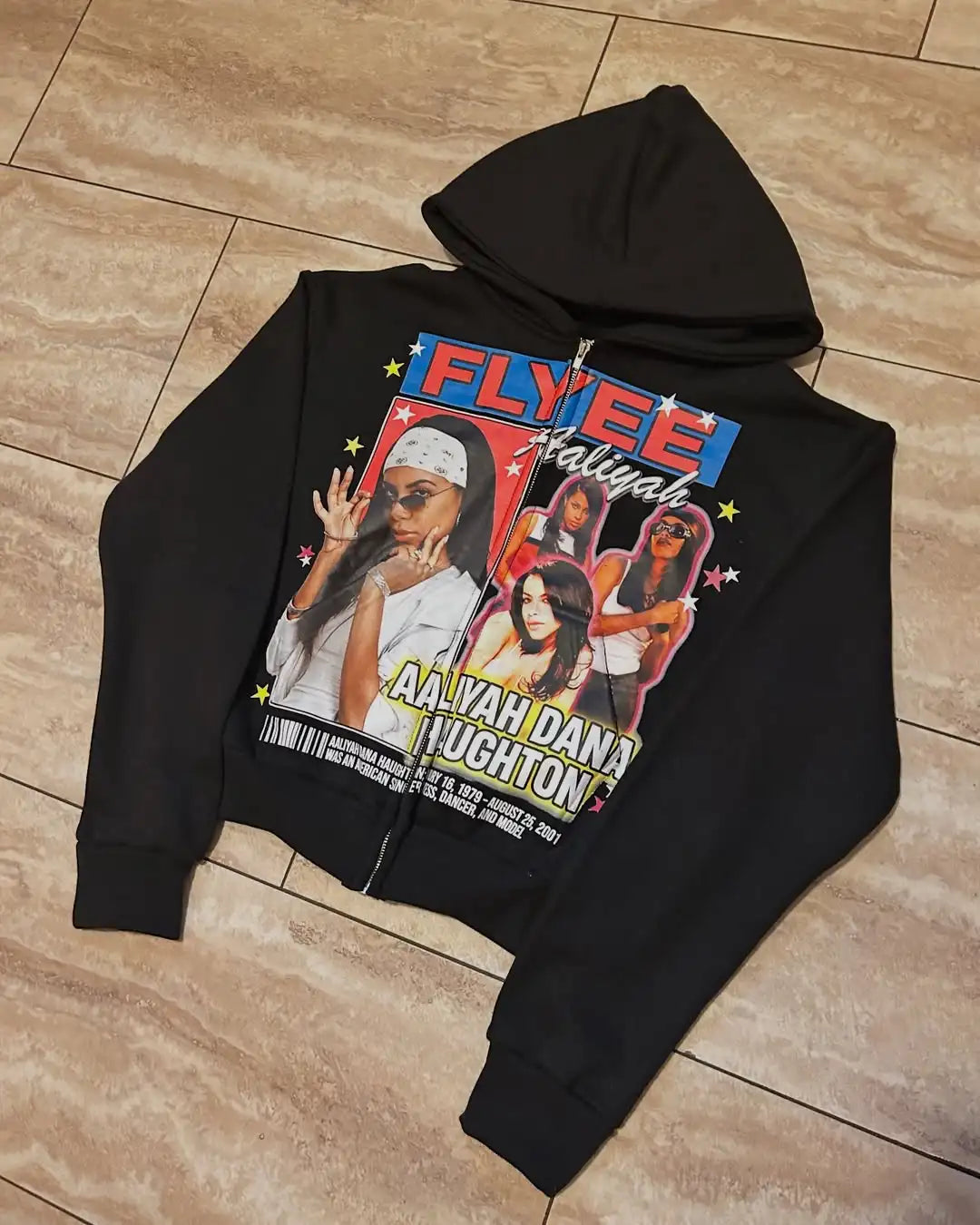 Niche Abstract Art Graffiti Watercolor Painting Oversized Printed Cotton Sweatshirts Men and Women Popular Street Tops Hoodies