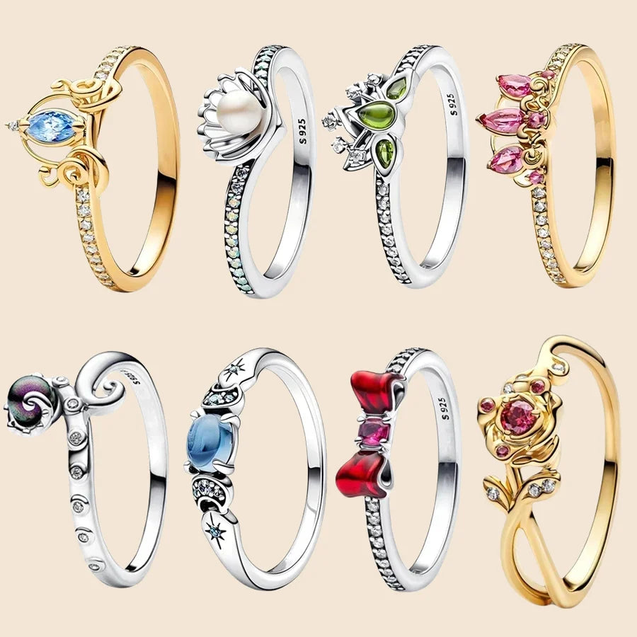 New Princess Ring Series Women Finger Ring For Party Jewelry