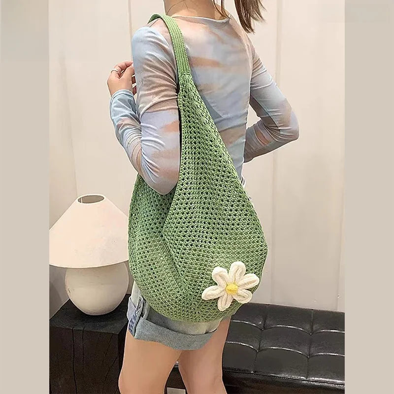 Zar Fendan 2025 Summer New Lazy Weaving Large Capaci Beach Bag Women's Tote Bag Versatile ular Artistic Sle Canvas Bag