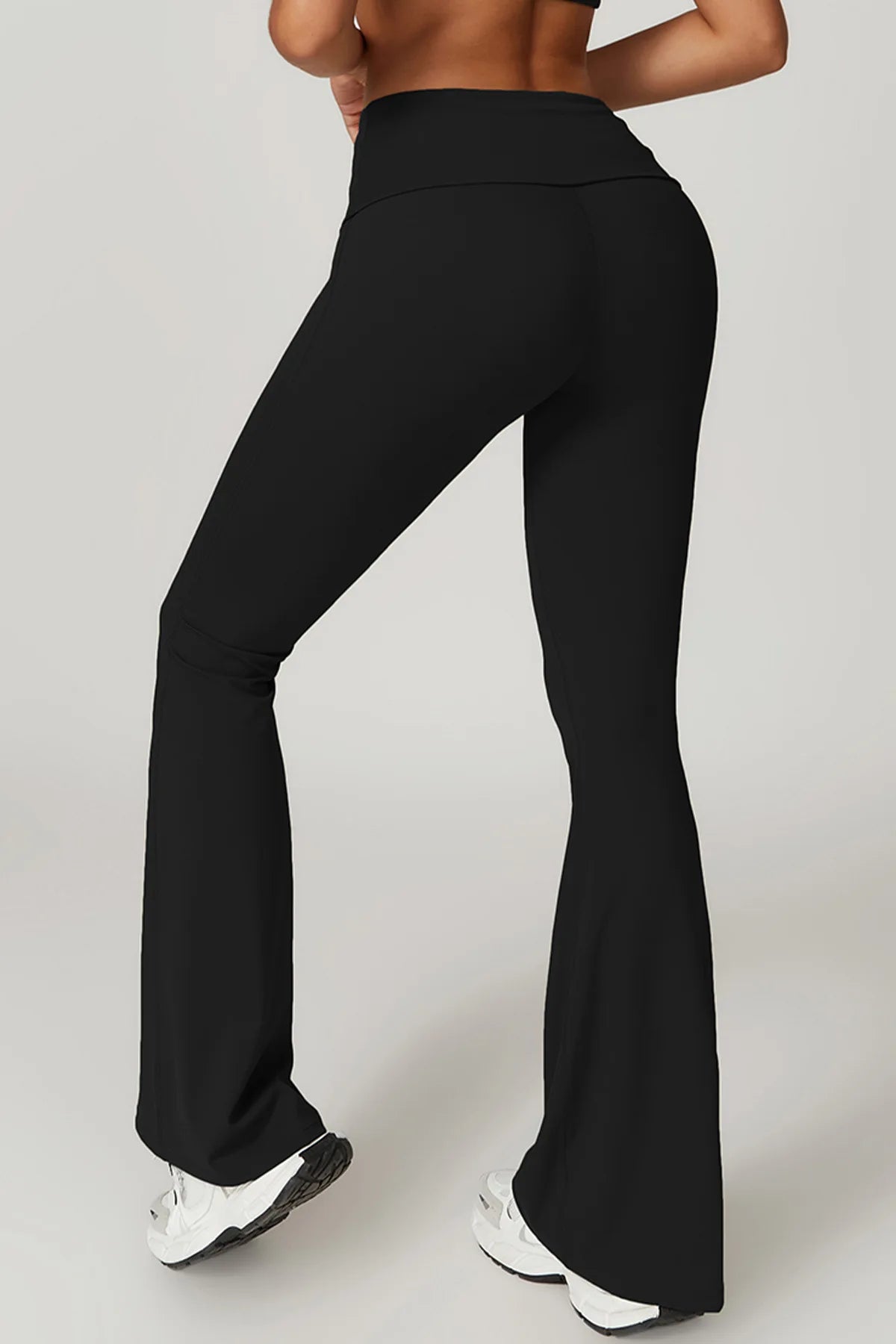 Yoga Pants Women Bell Bottoms High Waist Sport Flare Pants Gym Fitness Leggings Women Female Legging Tummy Control Running Tight