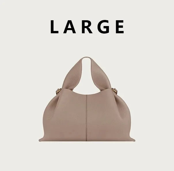 Cloud Dumpling Soft Leather Shoulder Crossbody Bag Unique Design Handbag Popular Fashion Small Niche Design Crossbody Bag