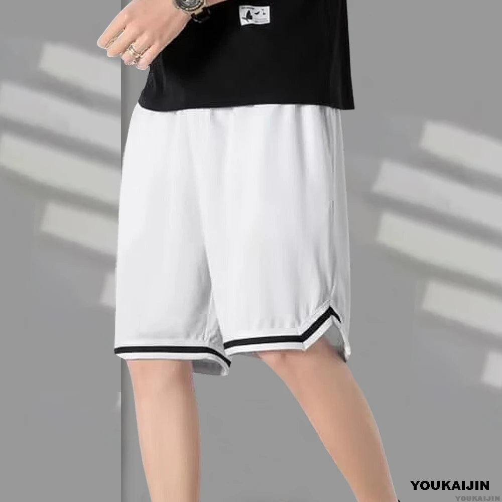 Basketball Shorts for Men's Summer Sports Training in 2025 Casual Loose and Breathable Pants American Five Point Shorts M-5XL