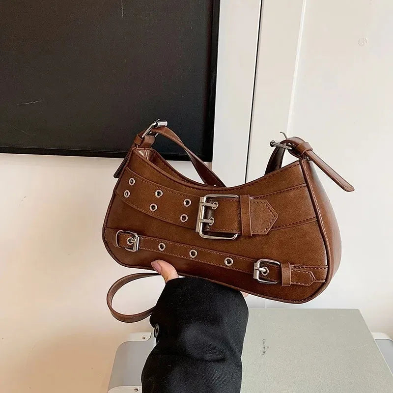 Retro Women's Autumn Winter New Small Batch Design Crossbody Bag Versatile Fashion Sensation Single Shoulder Underarm Bag