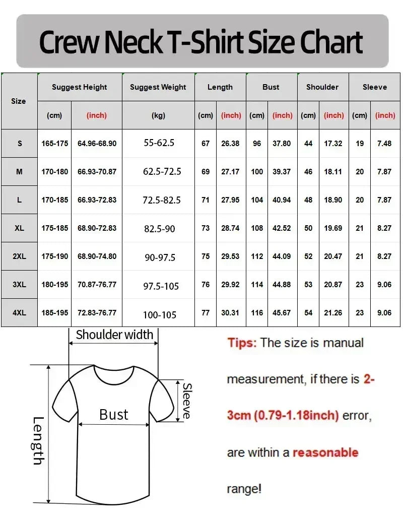 2025 Summer T-shirts Men Fashion Cotton Printed Short Sleeve T Shirt Women Casual Harajuku Hip Hop Streetwear Tee Tops