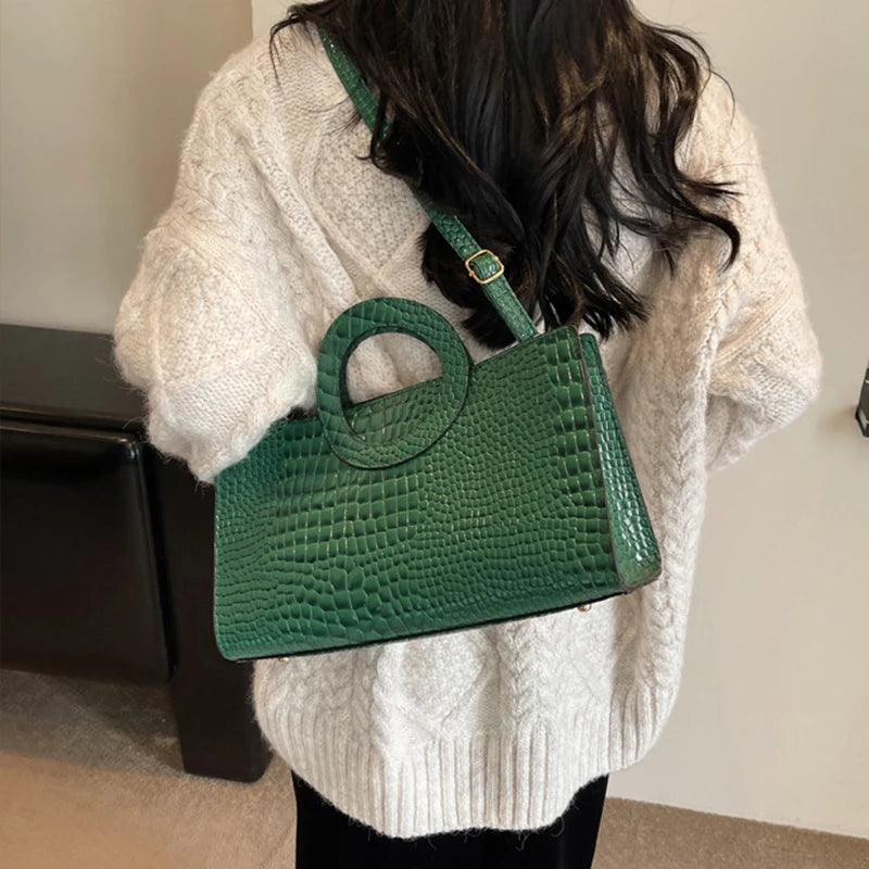 Women Fashion Shoulder Bag Coin Purse Crossbody Messenger Bag PU Leather Zipper Satchel Vintage Large Capacity Handbag