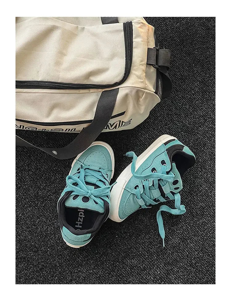 2025 trend men's casual shoes small white shoes board shoes Daddy shoes size