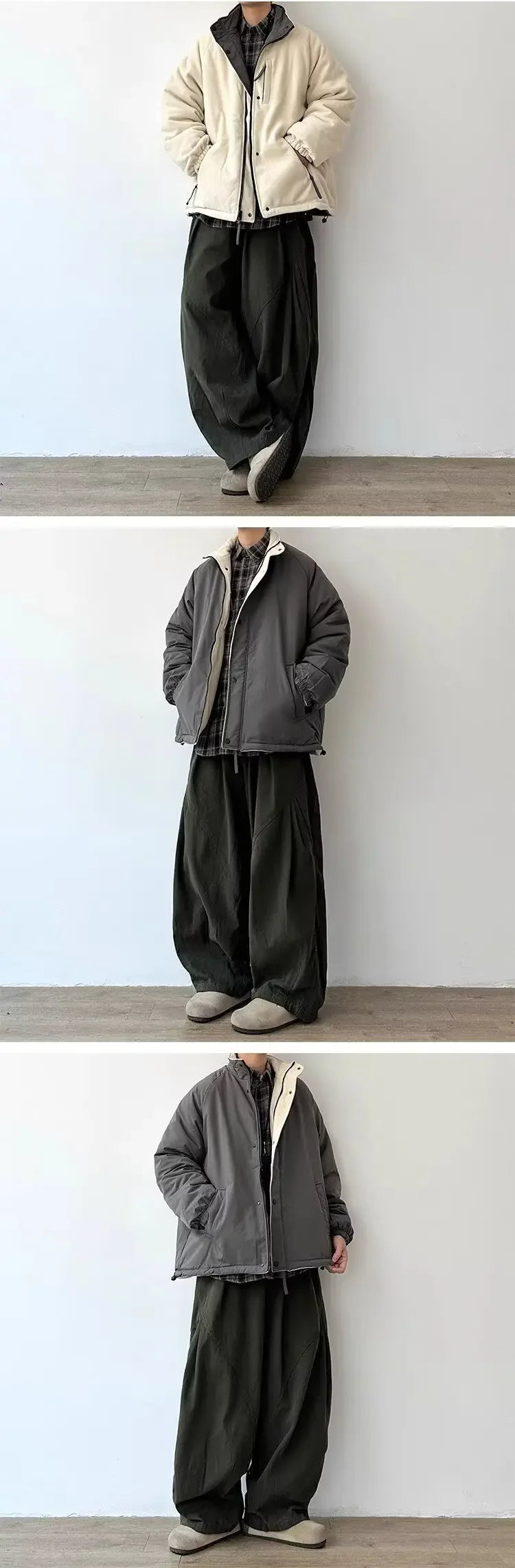 Japanese Style Functional Paratrooper Casual Pants Men Women's Preppy Vintage Versatile Loose Fit Straight Leg Bell Bottoms Work