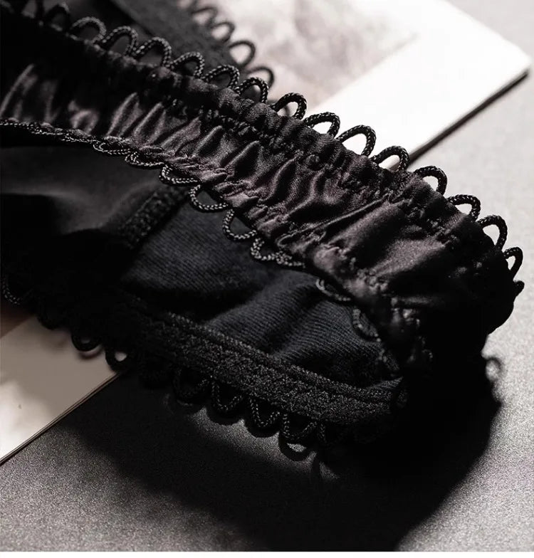 Lace Panties Sexy Women's Underwear Briefs G String Transparent Seamless Thong Low Waist Hollow Out Underpants Size S-XL