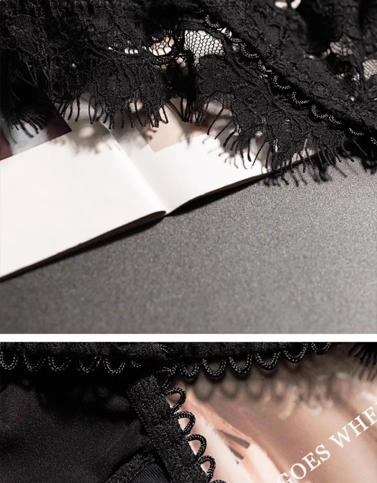 Lace Panties Sexy Women's Underwear Briefs G String Transparent Seamless Thong Low Waist Hollow Out Underpants Size S-XL