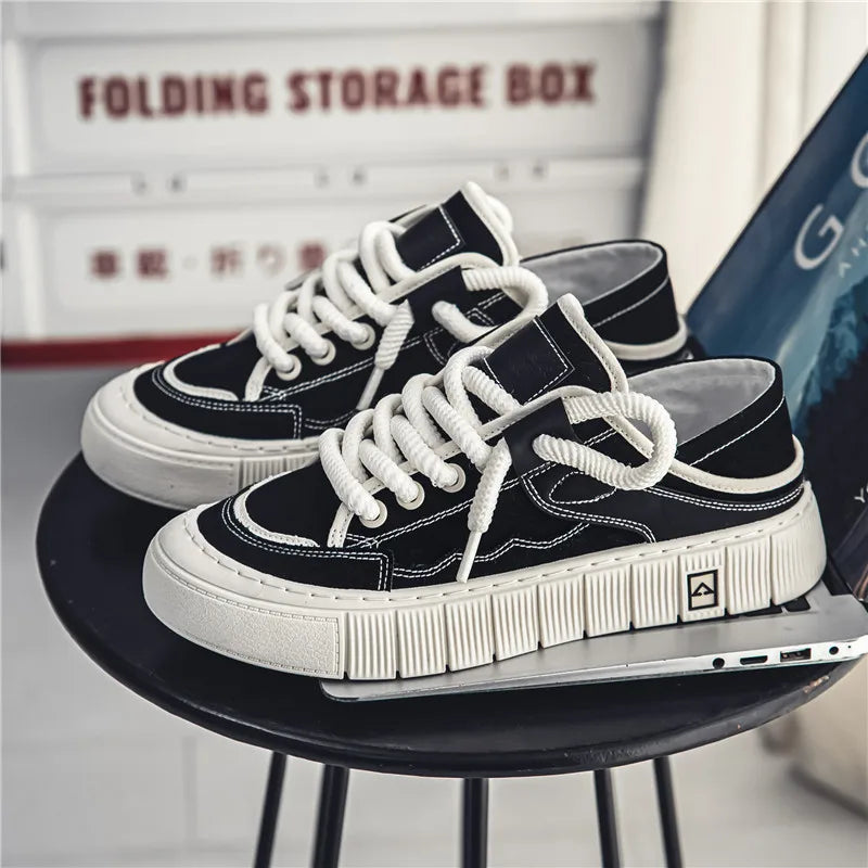 Fashion casual shoes with small white shoes classic board shoes work shoes