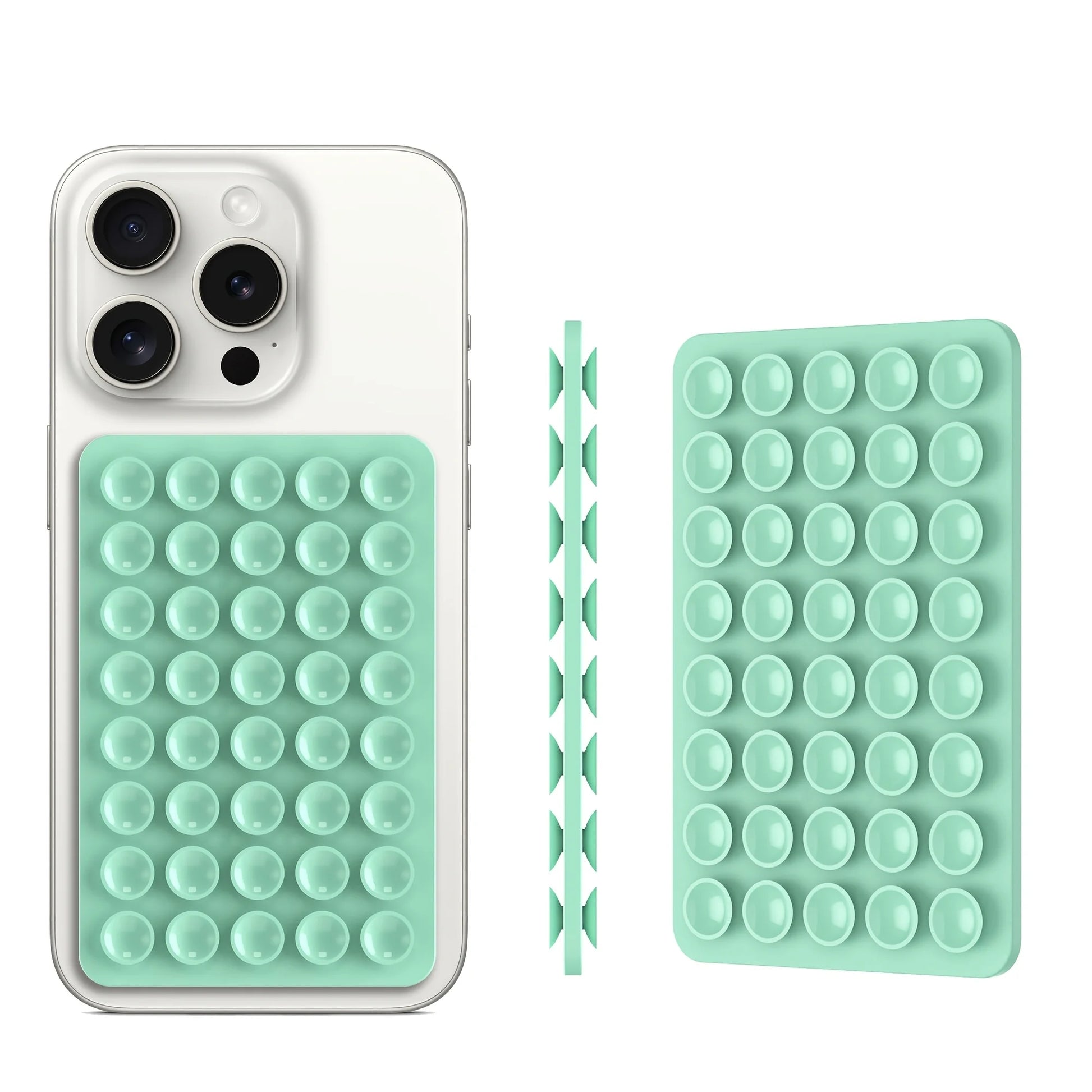 Silicone Suction Cup Phone Mount Hands-Free Mobile Stand Airplane Travel Essential Compatible with Any Smartphone