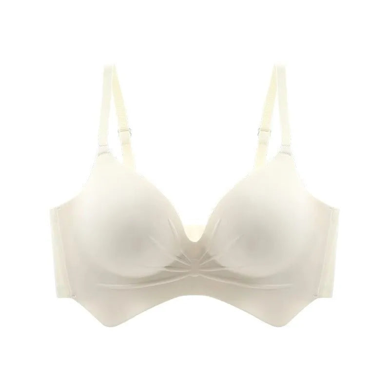 FallSweet Push Up Bra for Women Seamlesss Bras Comfortable Wireless Bralette 8cm Thick Chest Brassiere Sexy Lingerie 32-38AB