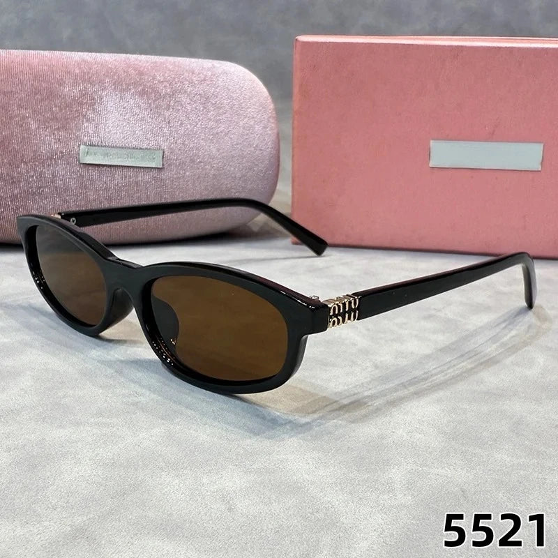 Chic Cat-Eye Sunglasses Women - Vintage Narrow Frame UV400 Shades, Fashion Retro Sun Glasses for Women