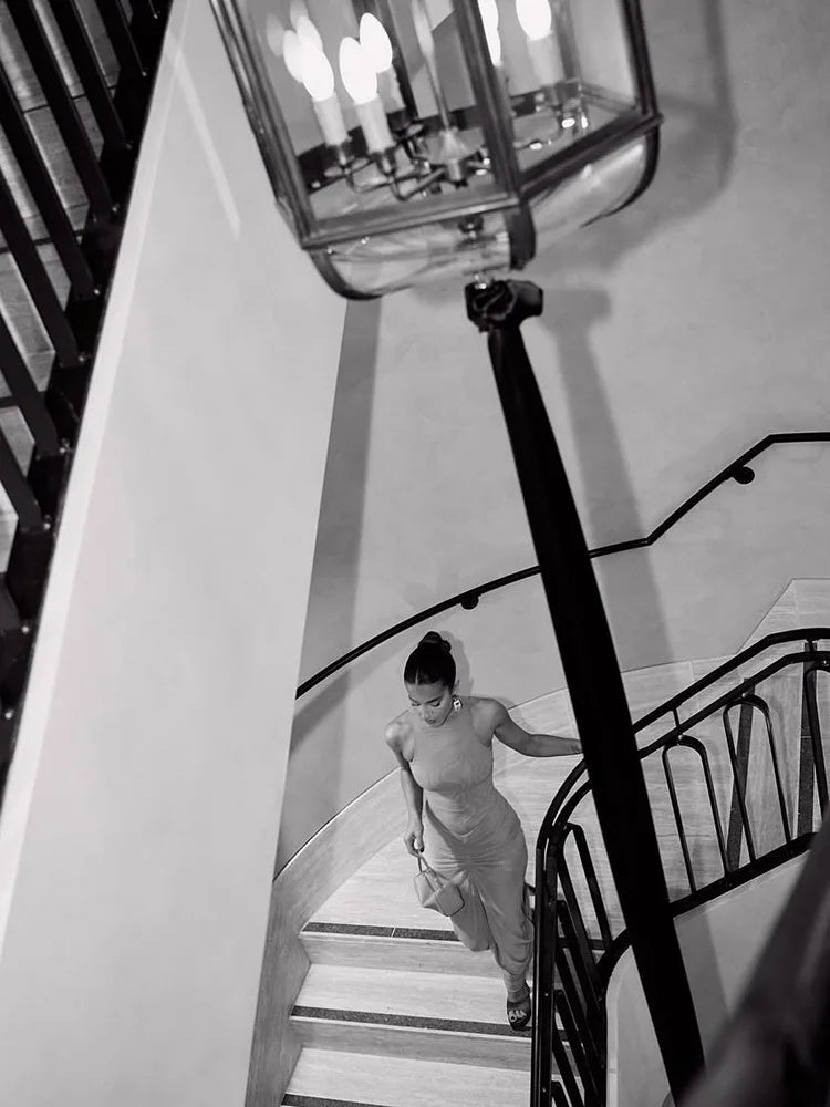 Mozision Sleeveless Ruched Sexy Maxi Dress For Women Gown Fashion Two Layer Mesh Bodycon Club Long Dress Vestido Elegant