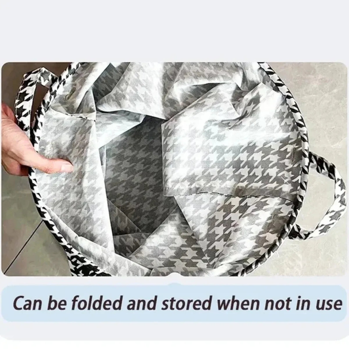 Foldable Large Capacity Laundry Basket Non-Woven Storage Bucket Bathroom Toys Dirty Clothes Household Organizer Laundry Hamper