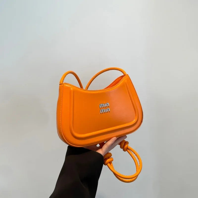 2025 High-End Summer Fashion Dumpling Bag Women Underarm Large Capacity Bag Versatile Simple Single Shoulder Bag Soft Polyester