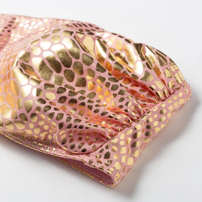 Snake Skin Mini Micro Thong Bikini Women Swimwear Female Swimsuit Two Pieces Bikini Set Halter Wrap Around Bathing Suit Swim