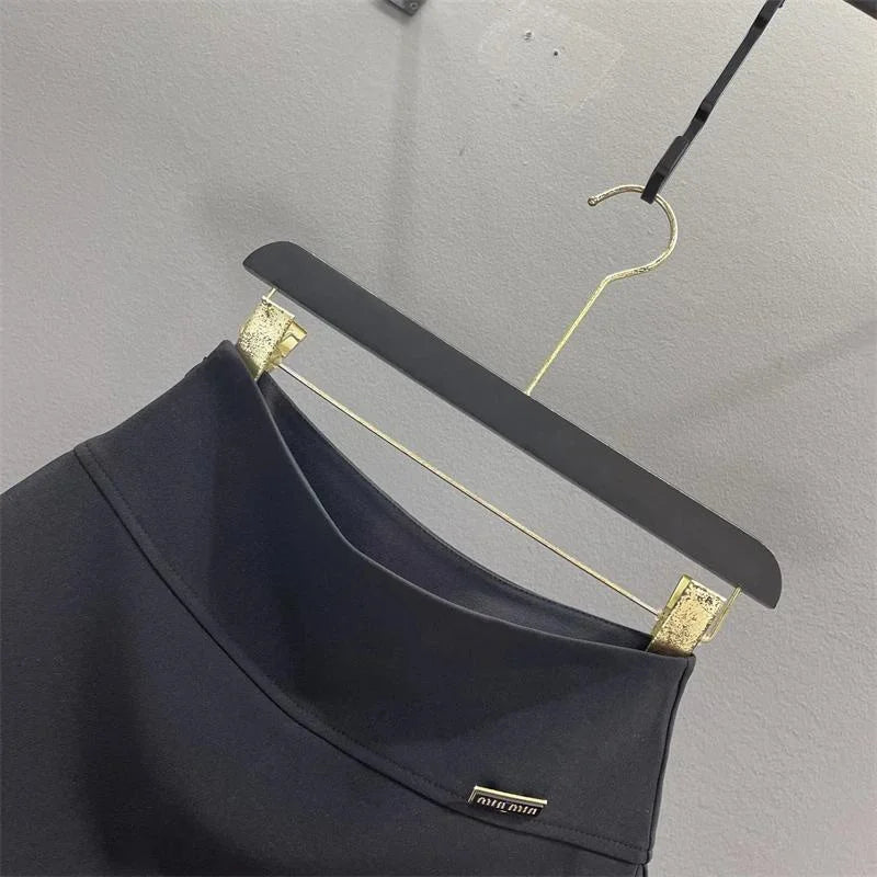 Limiguyue High Quality Brand Y2K A-Line Skirt Women Summer High Waist Mini Skort Split Office Short Skirt Slim Fit Sexy 197A