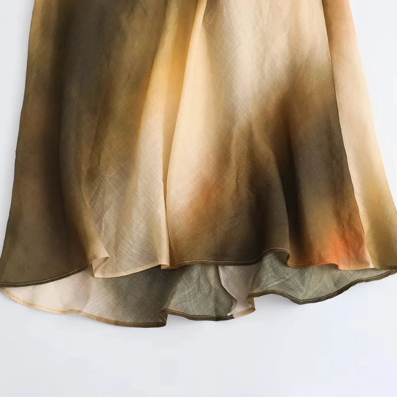 TRAF Women's Long Dresses 2024 Summer Elegant Party Evening Midi Halter Dress Ladies Fashion Sleeveless Backless Long Dresses